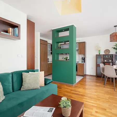Cracow Verdant With Parking By Renters Apartment Krakow