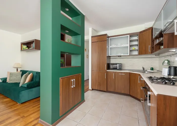 Lägenhet Cracow Verdant With Parking By Renters Kraków